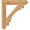 Ekena Millwork Merced Arts & Crafts Rough Sawn Bracket, Western Red Cedar, 6"W x 36"D x 40"H BKT06X36X40MRC03RWR - alternate 3